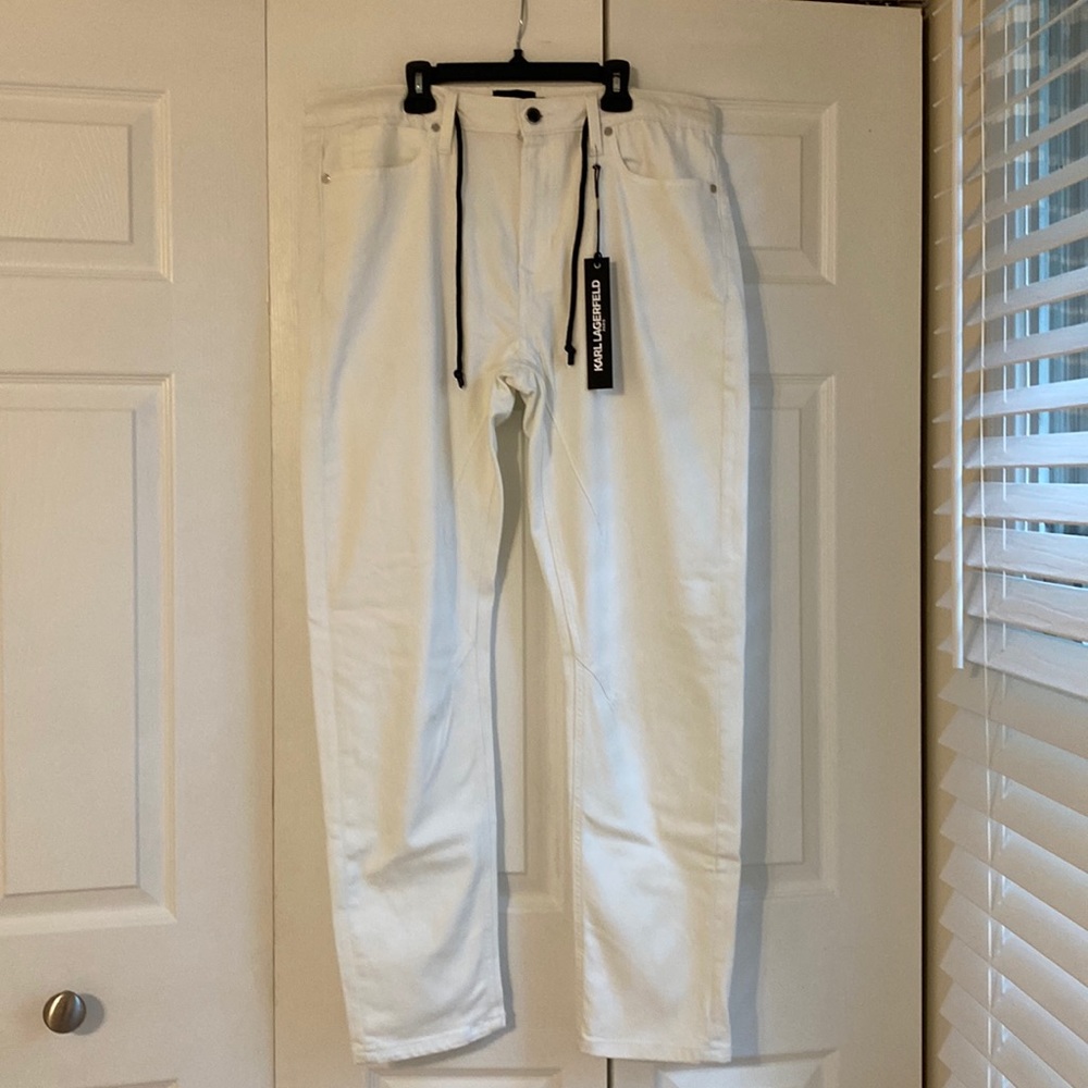 Karl Lagerfeld White Luxury Jeans